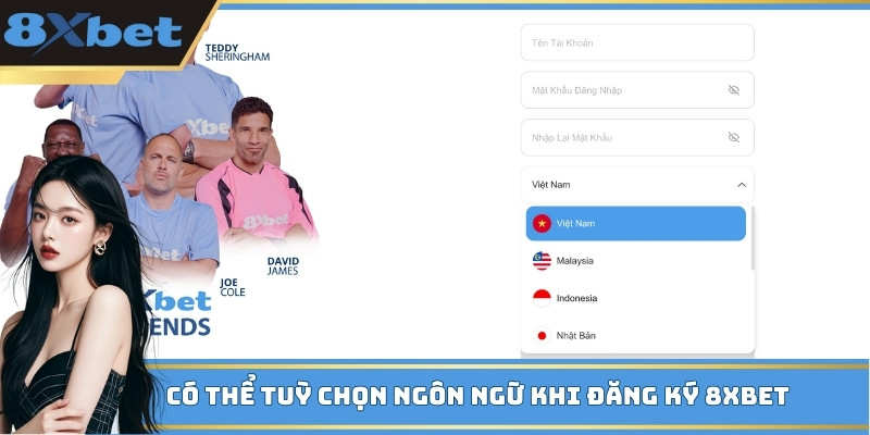 Có thể chọn hơn 10 loại ngôn ngữ khác nhau